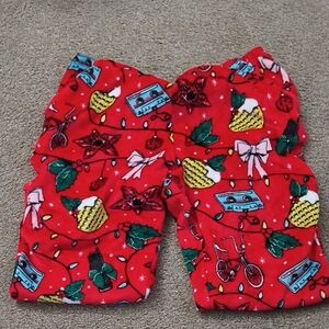 Festive Red Stranger Things Pajamas